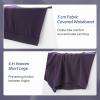 imageBAMBOO COOL Mens Underwear Trunks for Man Soft Waistband Openfly Support Briefs3 or 4 pack06black purple bronze blue