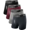 05-black/Dark Gray/Livid/Rhodora Red(4 Pack)